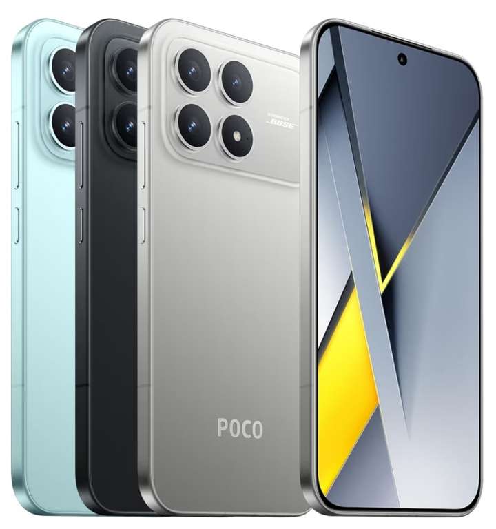 XIAOMI POCO F8 Pro 12+256 GB 6.59" 120Hz AMOLED 50MP Camera 60mm Telephoto, Sound by Bose, 6210mAh Colour Choice 512Gb £429 - with Prime