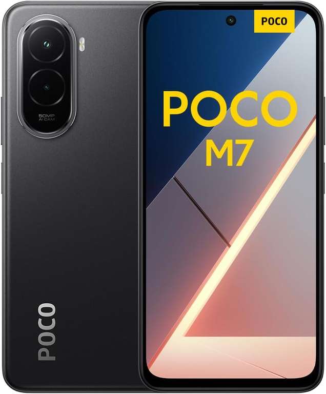 Xiaomi POCO M7, Smartphone 6+128GB, 6.9" FHD+ 144Hz Display, Snapdragon 685, 50MP AI Dual Camera, Blue - Sold & dispatched by Amazon EU