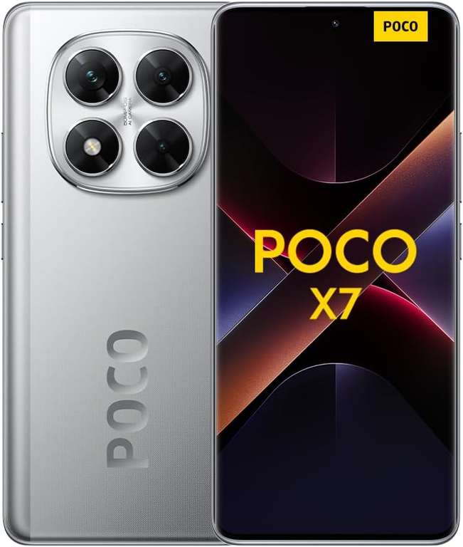 Xiaomi Poco X7 6.67" Smartphone 12GB+512GB ( Dimensity 7300 Ultra / 120HZ curved display / Upto 3000 nits / 50MP OIS )