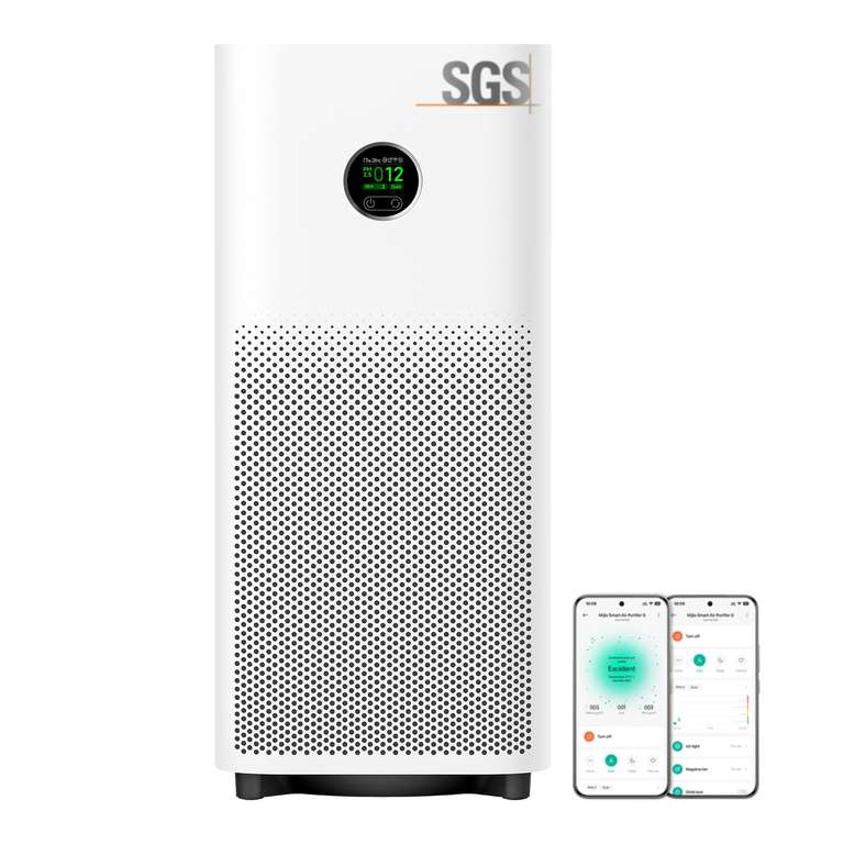 Xiaomi Smart Air Purifier 6, HEPA filter for Bedroom & Home, 443m³/h CADR