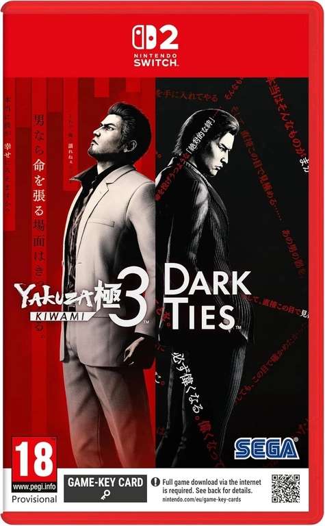 Yakuza Kiwami 3 & Dark Ties Nintendo Switch 2 with code - Sold by monster-shop_outlet