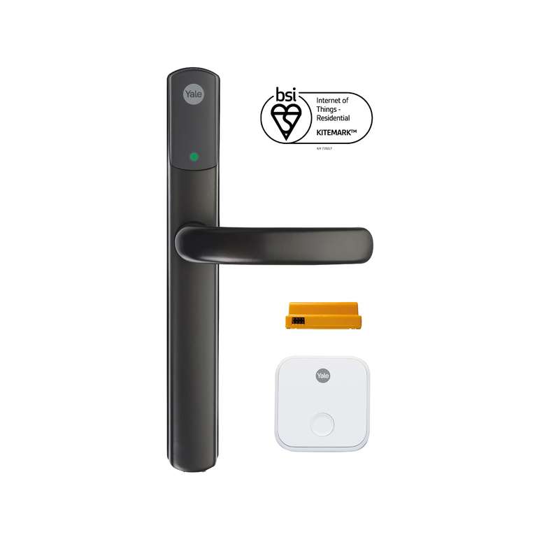 Yale Conexis L2 Smart Door Lock [NO Subscription Required] Remote Access from Anywhere, Anytime, No Key Needed, Works with Alexa