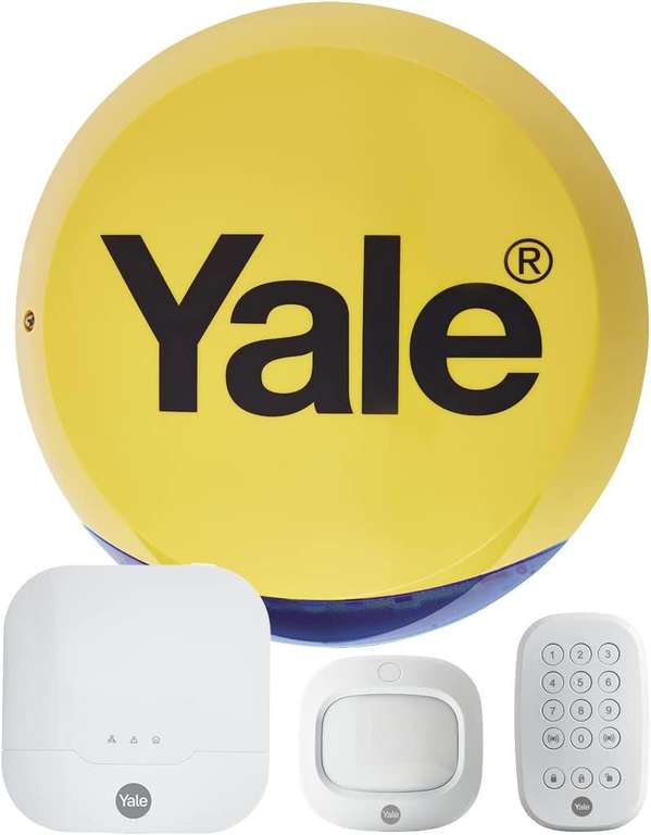 Yale IA-310 Sync Smart Home Alarm Piece of 4 Kit Includes Sync Alarm Hub, External Siren